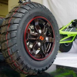 Rim & Tire Set for H2 and LW models (120/90-10)
